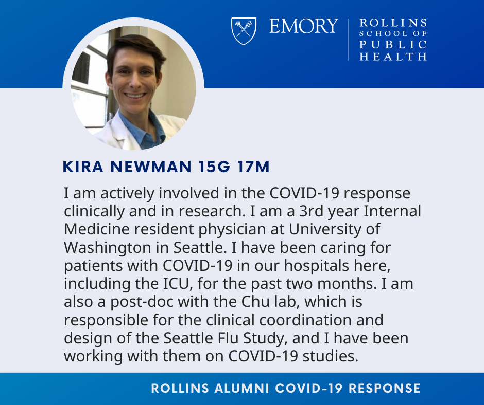 Kira Newman's covid-19 contributions