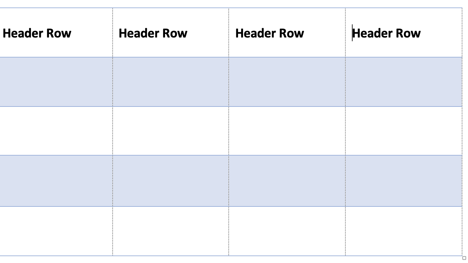 Table with Header-sample